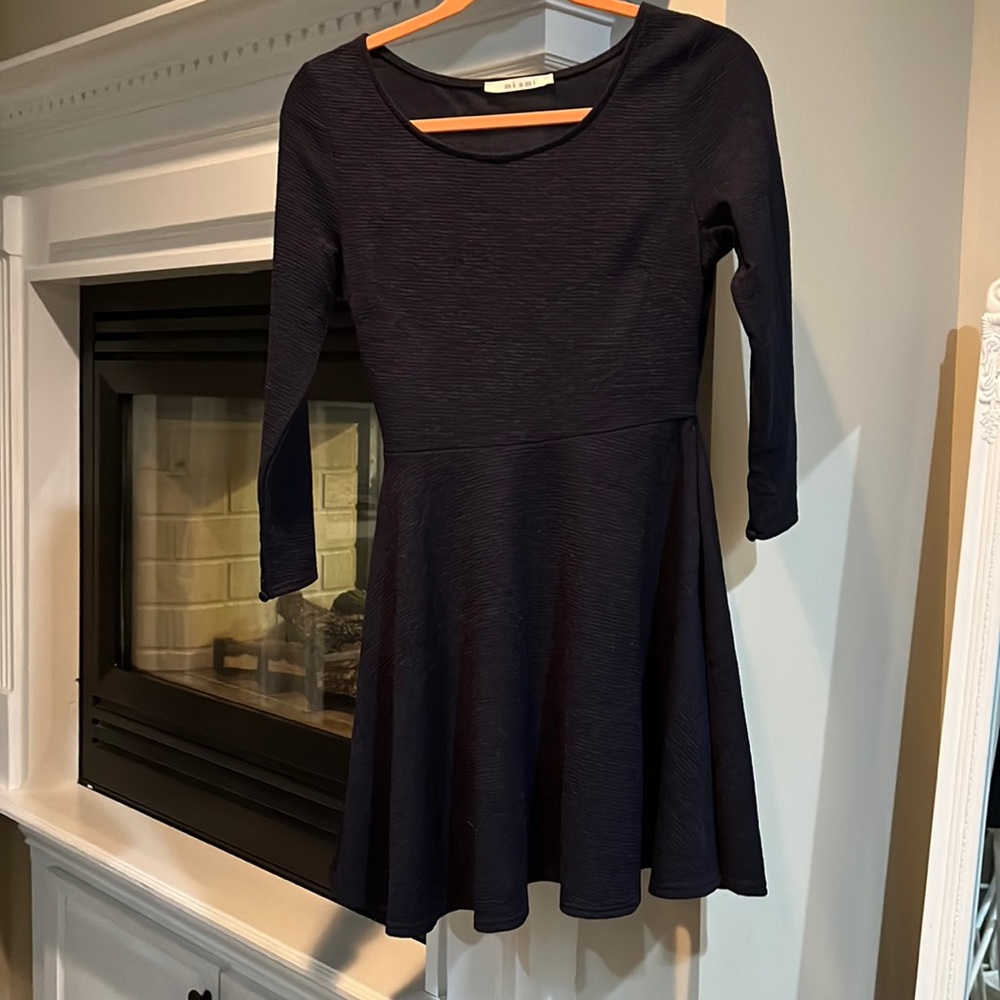 Navy mini dress